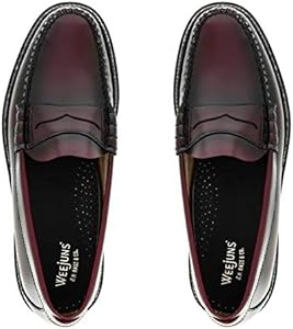 G.H. Bass & Co. Men's WEEJUN 90s Larson Wine Leather Penny Loafer
